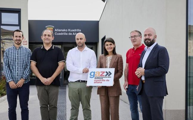 Arabako landa eremuan lehen GAZ zerbitzua irekitzeko hitzarmena sinatu dute Jaurlaritzak eta Añanako Kuadrillak.