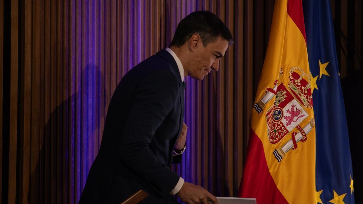 El presidente del Gobierno español, Pedro Sánchez.