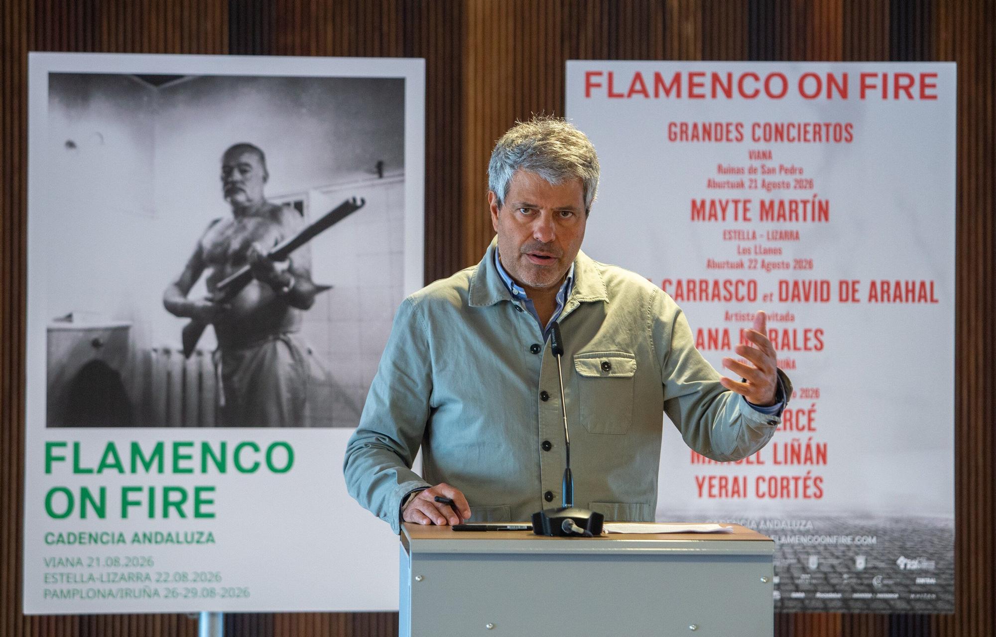 Arturo Fernández, director de Flamenco on Fire, entrevistado en Las Tardes de Onda Vasca / Noticias de Navarra