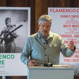 Arturo Fernández, director de Flamenco on Fire, entrevistado en Las Tardes de Onda Vasca / Noticias de Navarra