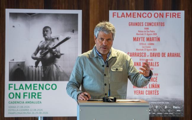 Arturo Fernández, director de Flamenco on Fire, entrevistado en Las Tardes de Onda Vasca / Noticias de Navarra