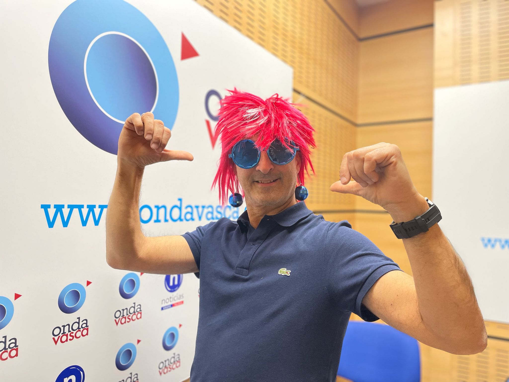 Fernando Lorenzo disfrazado