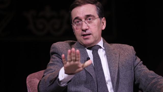 Albares, durante su intervención.