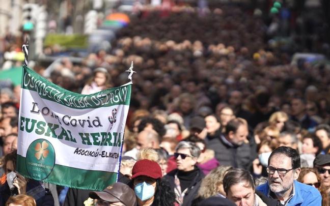 Manifestación de este sábado a favor de la sanidad pública.