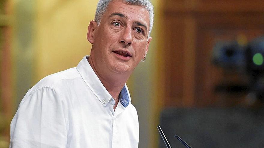 El portavoz adjunto de EH Bildu en el Congreso, Oskar Matute, ayer. | FOTO: EUROPA PRESS