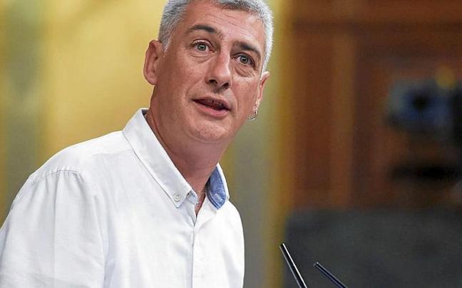 El portavoz adjunto de EH Bildu en el Congreso, Oskar Matute, ayer. | FOTO: EUROPA PRESS