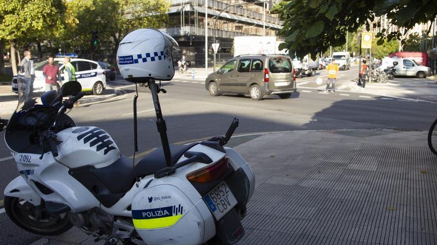 Motocicletas de la Policía Local de Gasteiz