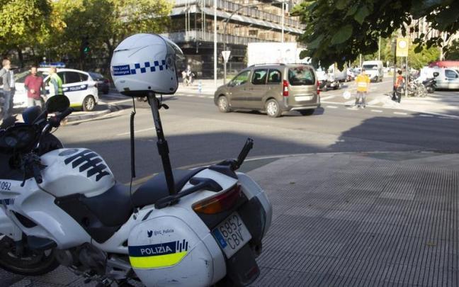 Motocicletas de la Policía Local de Gasteiz