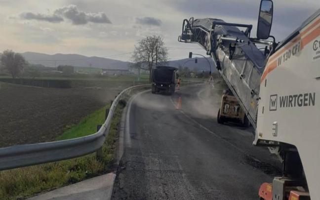 Foru Aldundiak 150.000 euroko inbertsioa egingo du Dulantzi eta N-104 errepidearen arteko A-3110 errepidea hobetzeko.