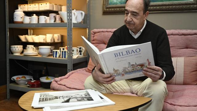 Rafael Gardeazabal, presidente de bilbaoDendak, que mañana cede el cargo de esta plataforma de comerciantes