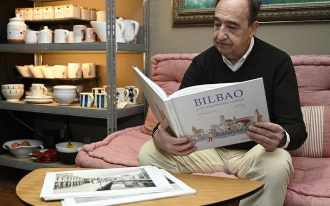 Rafael Gardeazabal, presidente de bilbaoDendak, que mañana cede el cargo de esta plataforma de comerciantes