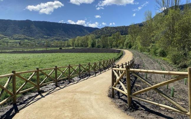 El nuevo trazado entre Delika y Orduña permite disfrutar de un bello paraje natural / Diputación Foral de Álava El nuevo trazado entre Delika y Orduña permite disfrutar de un bello paraje natural