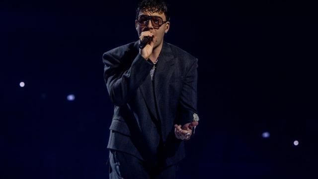 El cantante Quevedo, durante un concierto.