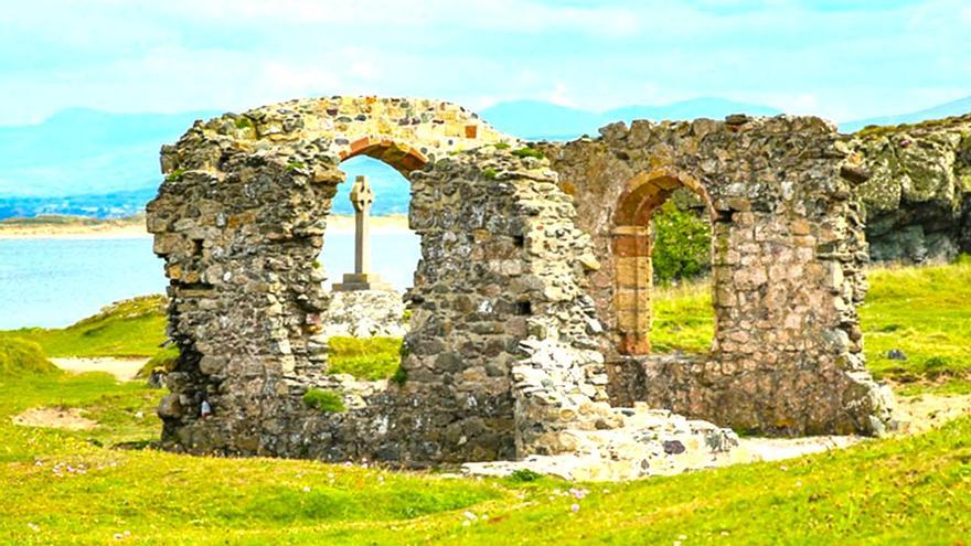 Ruinas de la capilla de la santa.