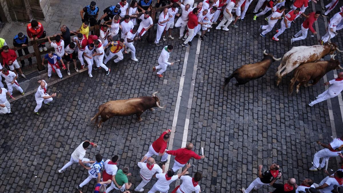 Encierro de los sanfermines de 2025.
