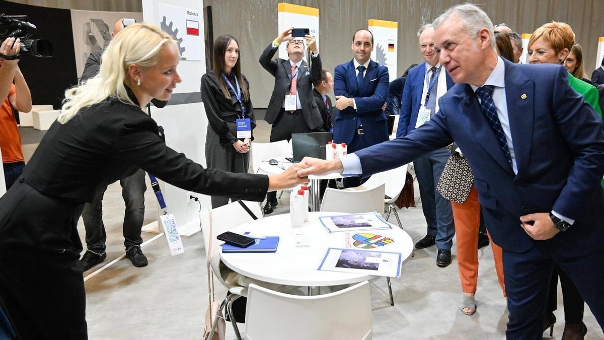 El lehendakari, Iñigo Urkullu, en la inauguración del Basque Open Industry