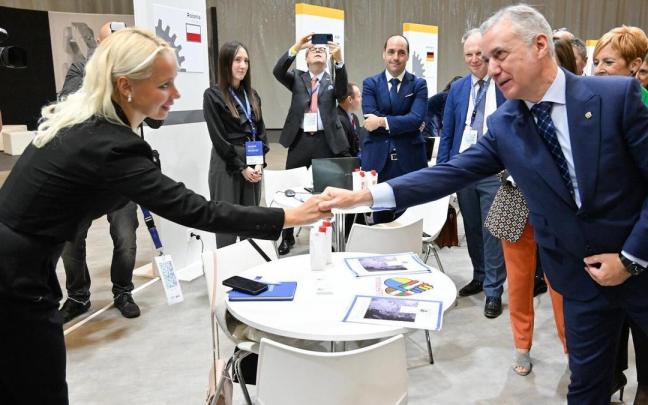 El lehendakari, Iñigo Urkullu, en la inauguración del Basque Open Industry