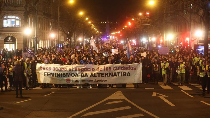 Manifestación del 8M en Bilbao