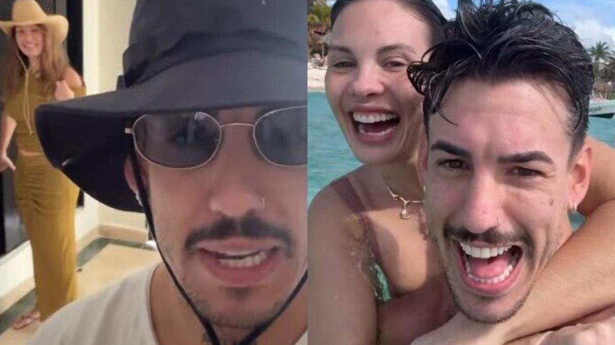 Jessica Bueno y Luitingo en su viaje a Rivera Maya