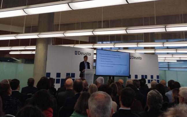 Imagen de archivo de la presentación de un informe de Zedarriak. / EP Imagen de archivo de la presentación de un informe de Zedarriak.