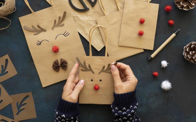 Bosas de papel personalizadas.