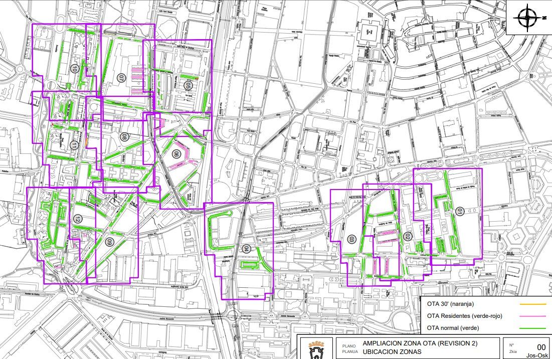 Ubicación de las nuevas plazas