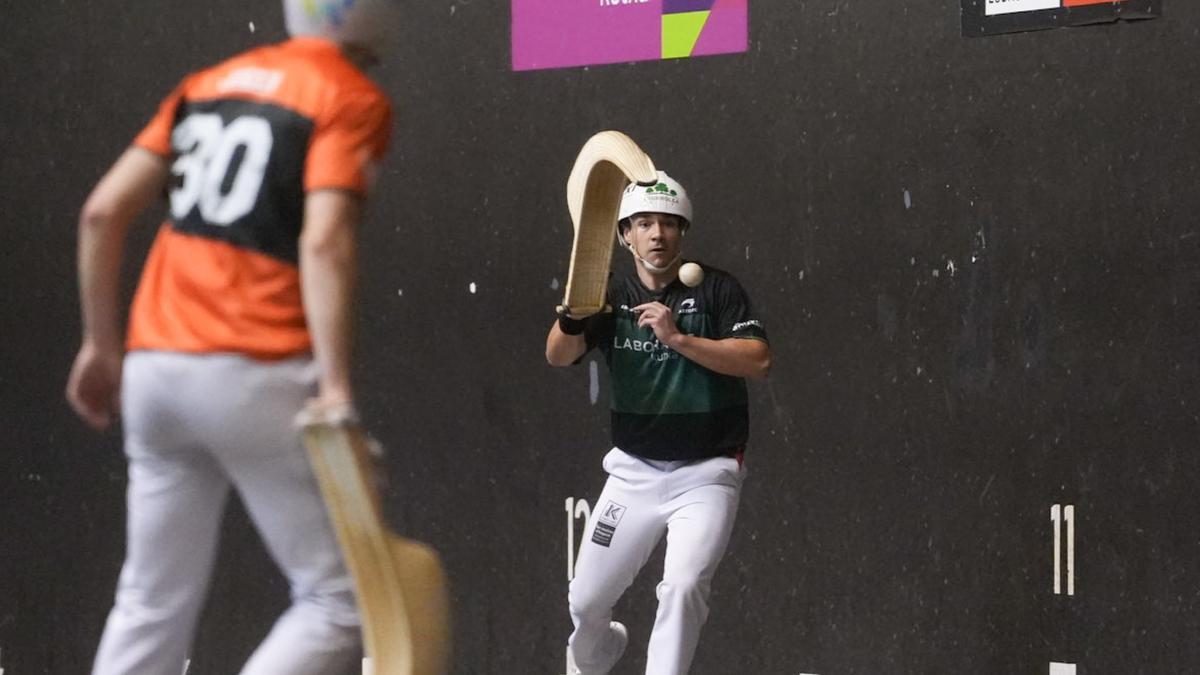 Alex Goitia y Unai Lekerika, finalistas del Winter Series tras derrotar a Johan y Gorka Sorozabal.