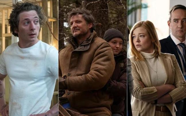Fotogramas de ‘The Bear’, ‘The Last of Us’ y ‘Sucession’. / Disney+ y HBO Fotogramas de ‘The Bear’, ‘The Last of Us’ y ‘Sucession’.