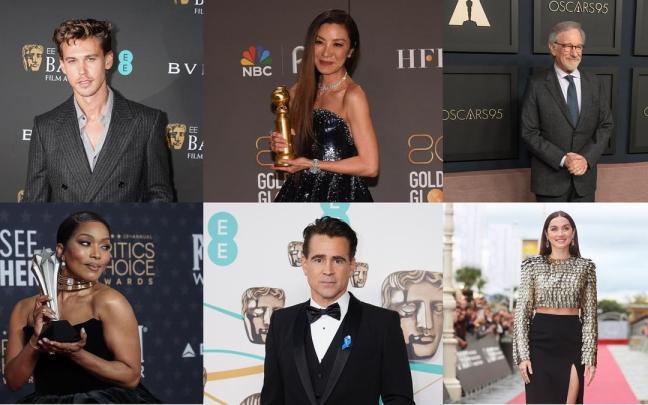 Austin Butler, Michelle Yeoh, Steven Spielberg, Angela Basset, Colin Farrel y Ana de Armas, algunas de las personas que recibirán la bolsa de regalo. Austin Butler, Michelle Yeoh, Steven Spielberg, Angela Basset, Colin Farrel y Ana de Armas, algunas de las personas que recibirán la bolsa de regalo.