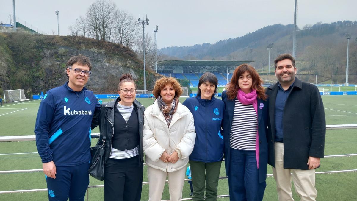 Podemos Euskadi se reúne con Aperribay para conocer el trabajo de la Real.