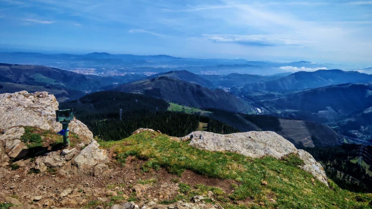 Vistas desde el Eretza hacia Bilbao