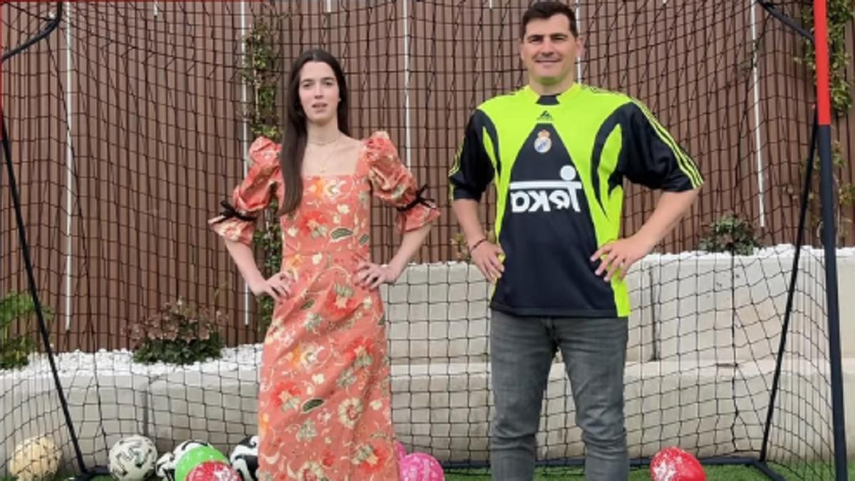 Iker Casillas, 'bailando' con la influencer Inés de Robles.