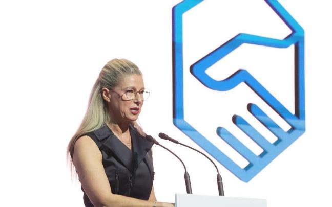 Anne Igartiburu, presentadora de la gala.