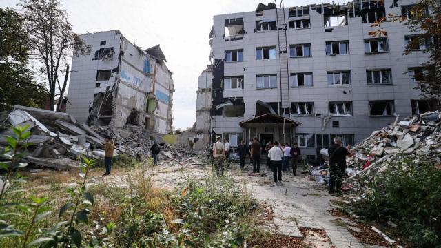 Imagen de archivo de un ataque ucraniano en la zona de Lugansk.