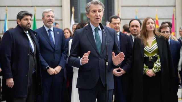 El líder del PP, Alberto Núñez Feijóo