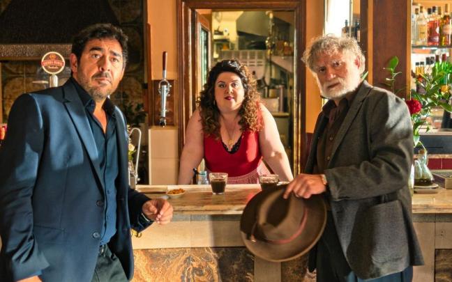Pablo Chiapella, Lalachus y Nancho Novo, en una imagen de ‘Olivia’