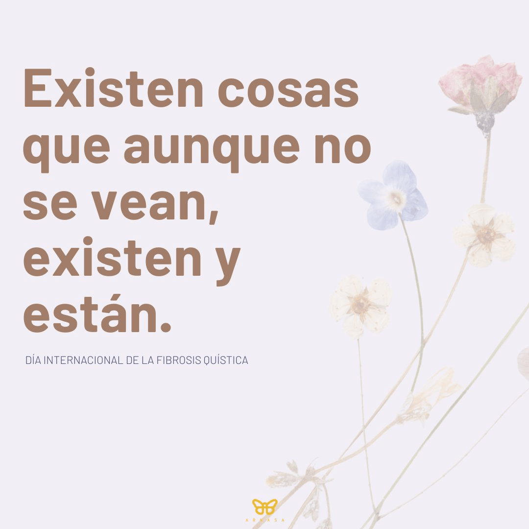 Cartel por el Día Mundial de la Fibrosis Quística. ARNASA X