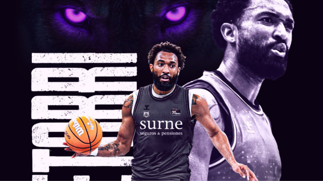 El anuncio del fichaje de Darrun Hilliard por Bilbao Basket. Foto: BILBAO BASKET El anuncio del fichaje de Darrun Hilliard por Bilbao Basket. Foto: BILBAO BASKET