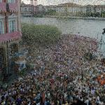 Portugalete sigue inmersa en sus fiestas de San Roque. MIGUEL A. PARDO, Deia