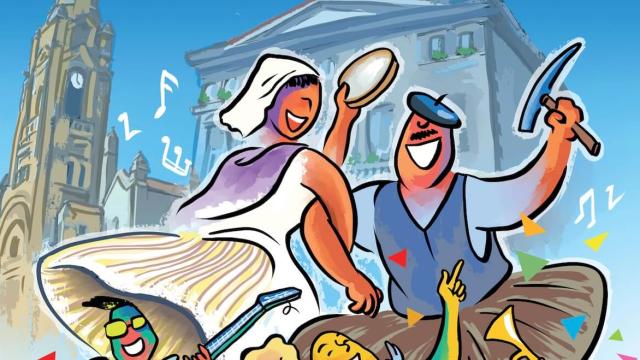 Cartel de las fiestas de Trapagaran 2024