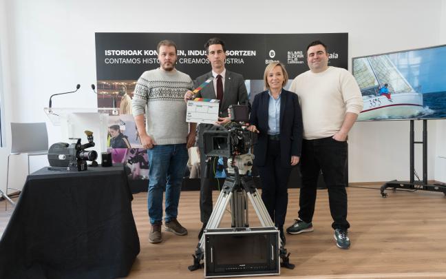-La industria audiovisual generó en 2023 un impacto directo de 58,5 millones en Bizkaia, con 1.026 días de rodaje.