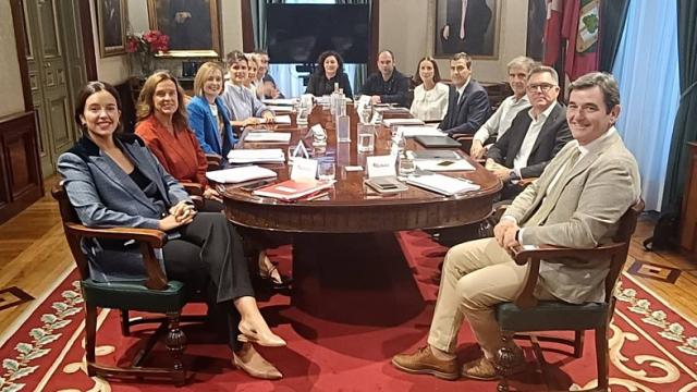 Imagen de archivo de una reunión en el Palacio Foral del Consejo Territorial de Finanzas | Bizkaiko Foru Aldundia