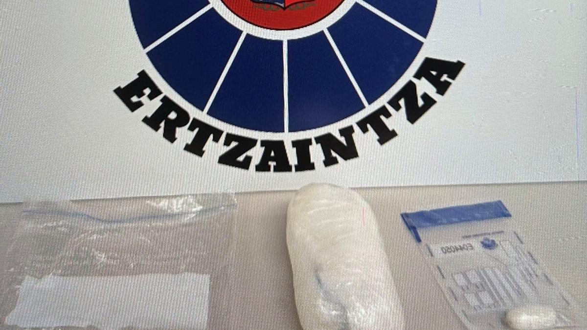 Imagen de la droga incautada