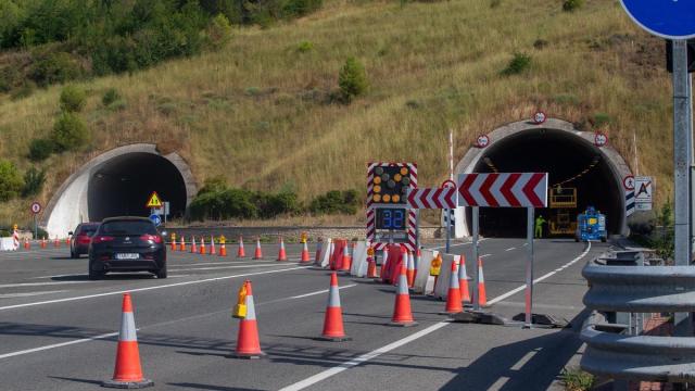 Los cortes de circulación se efectuarán en tres tramos diferentes / DIARIO DE NOTICIAS DE NAVARRA