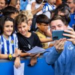 La Real ha abierto hoy Zubieta a sus aficionados. REAL SOCIEDAD