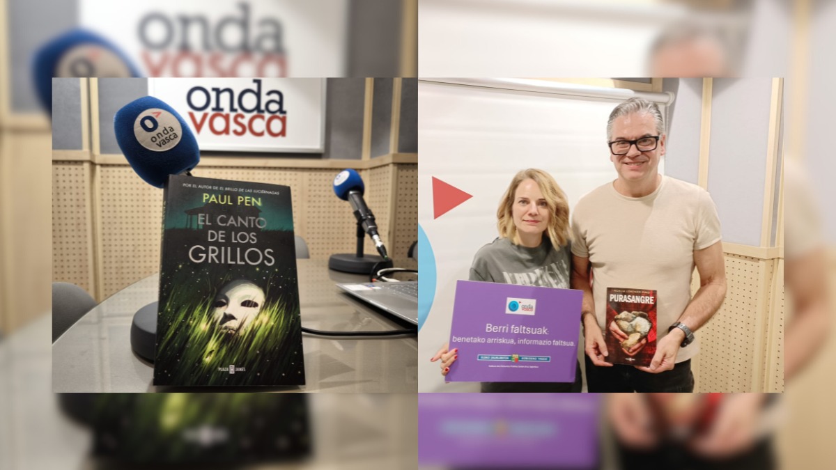 Noelia Lorenzo y Paul Pen, en Onda Vasca. ONDA VASCA