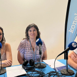 Marcos Vergara y Marian Etxalar en el set de ONDA VASCA