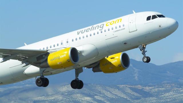 Un avión de Vueling Un avión de Vueling