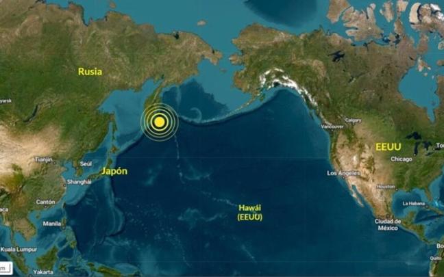 Infografía del terremoto ocurrido en Rusia. EP