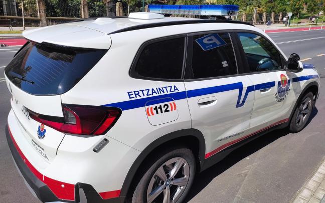 Imagen de archivo de un vehículo de la Ertzaintza. EUROPA PRESS